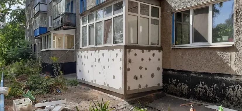 Утепление фасада, утепление квартир, Полтава 1 200 грн.