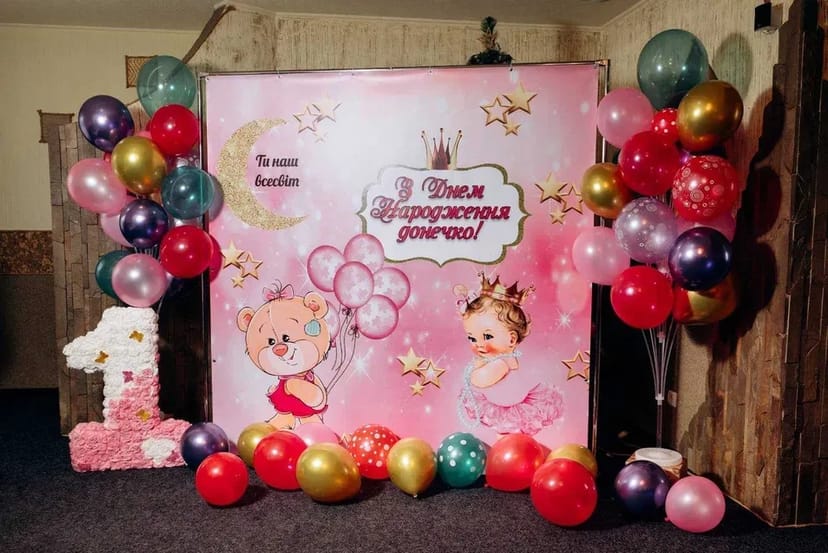 Банер, каркас, підставка для кульок для фотозони