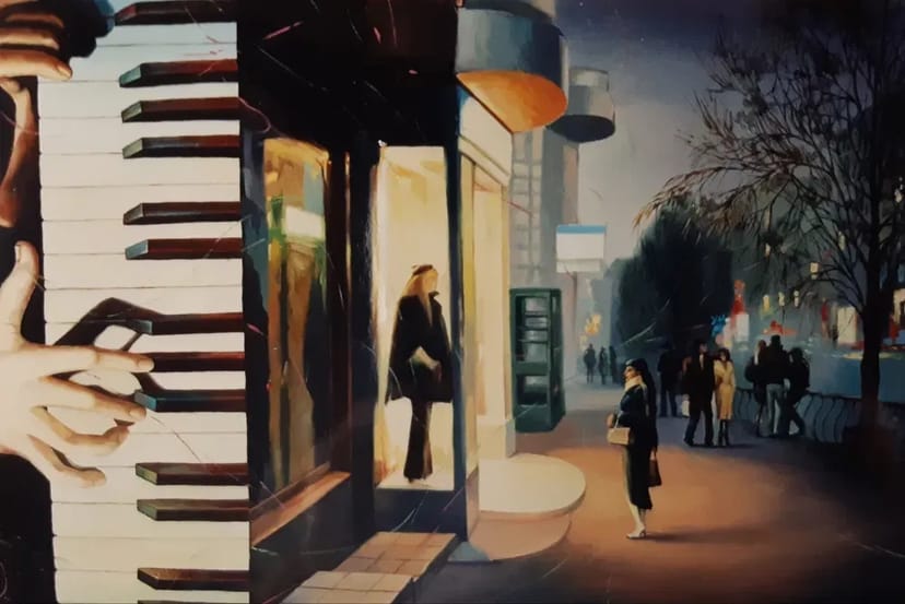 Міський пейзаж, авторські роботи, Харків, олією