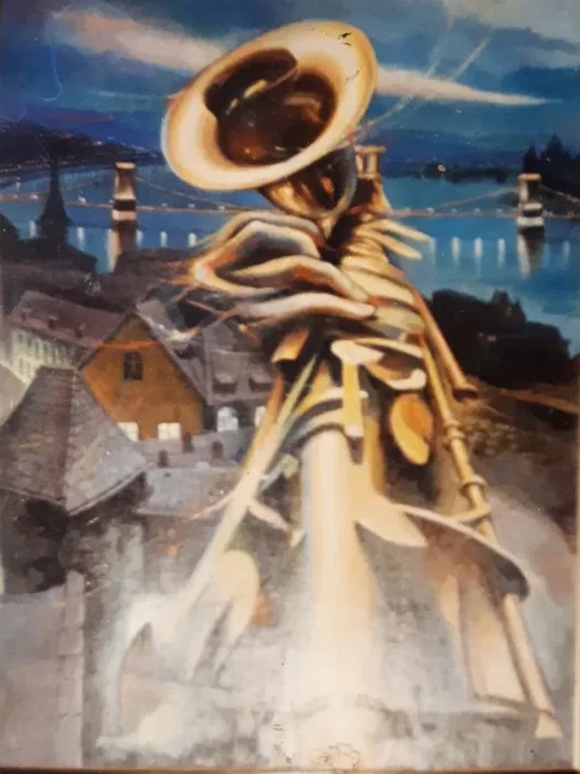 Міський пейзаж, авторські роботи, Харків, олією