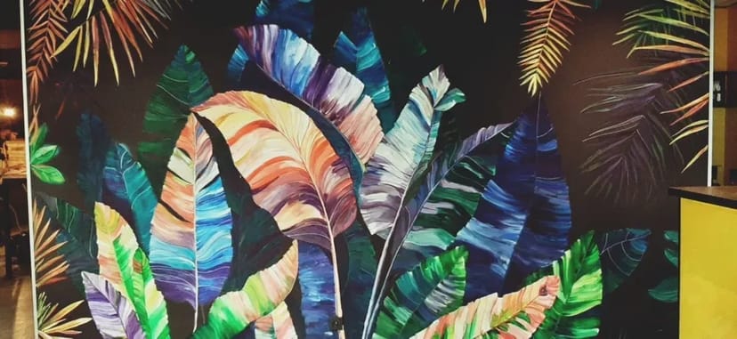 Розпис стін – художній малюнок/живопис на стіні, акрил без запаху