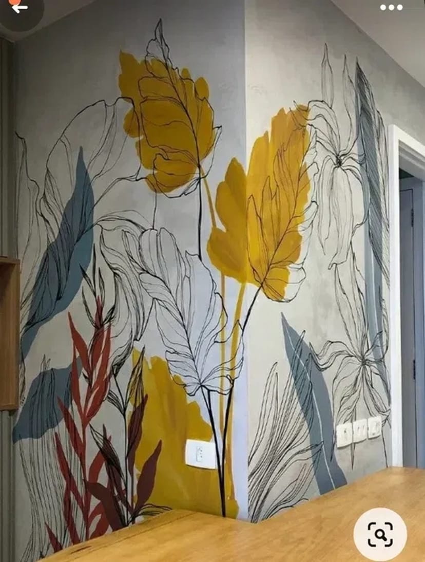 Розпис стін – художній малюнок/живопис на стіні, акрил без запаху