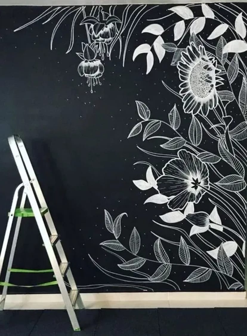 Розпис стін – художній малюнок/живопис на стіні, акрил без запаху