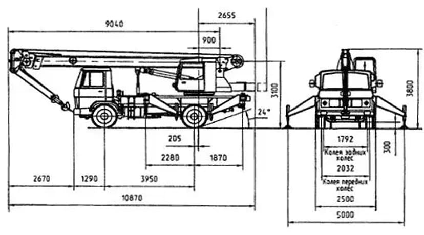 Автокран  у м. ДНІПРО ПДВ.