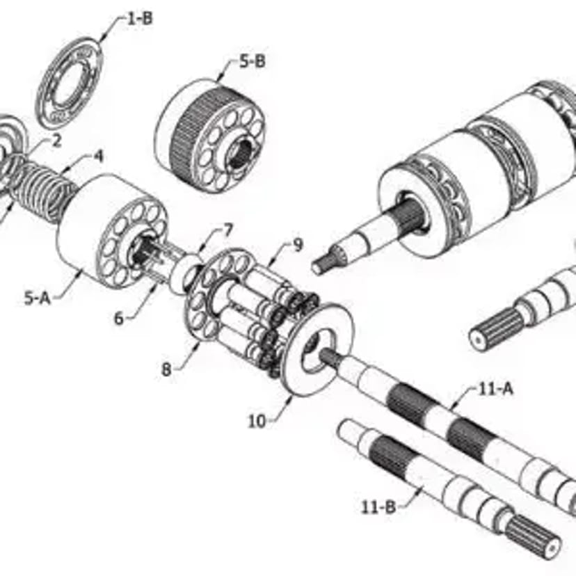 Ремонт гідронасосів Kawasaki NVK45 DNB08