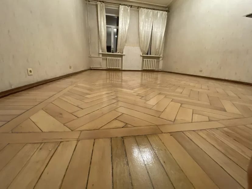 Циклювання паркету та фарбованої дерев'яної підлоги в Запоріжжі