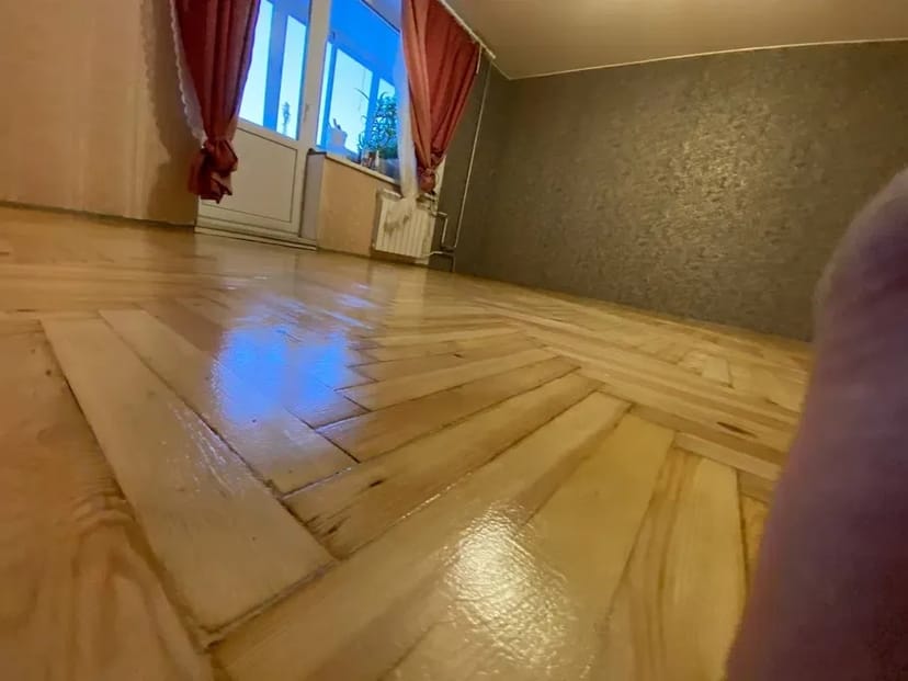 Циклювання паркету та фарбованої дерев'яної підлоги в Запоріжжі