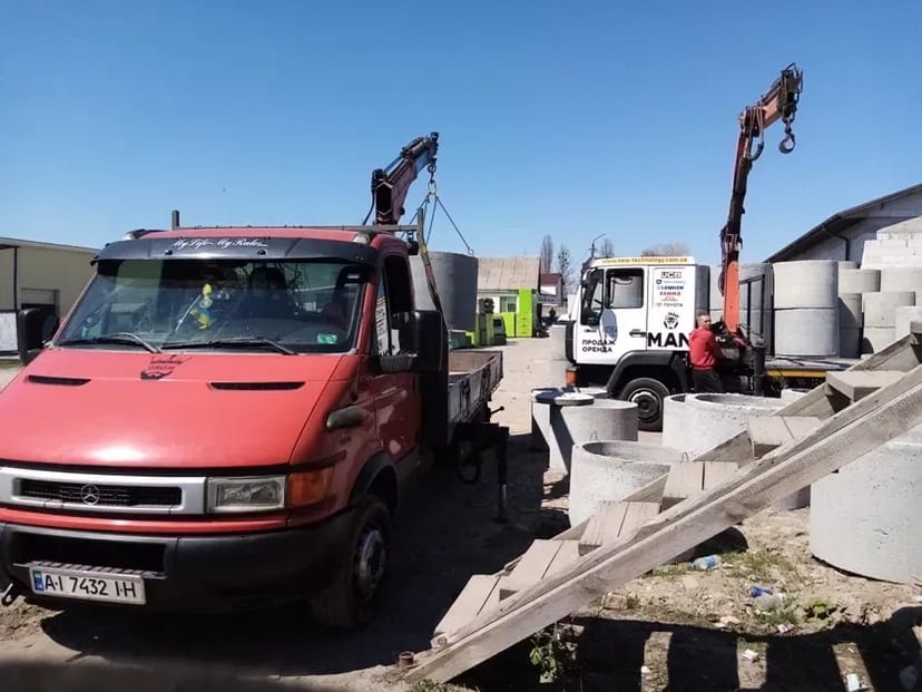 Залізо бетонні кільця 0.6м. 0.8м.1м.1.5м.2м.кільця на свердловину