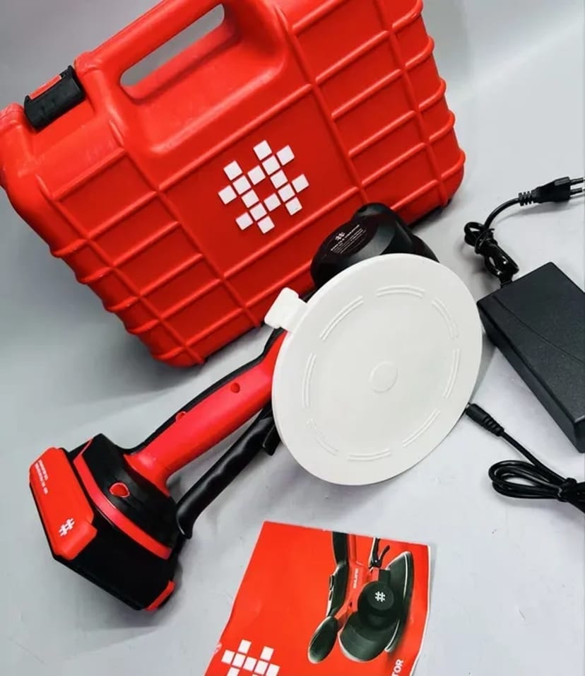 Віброприсоска акумуляторна SHIJING 9395 Біла гума 140 мм - 1 АКБ