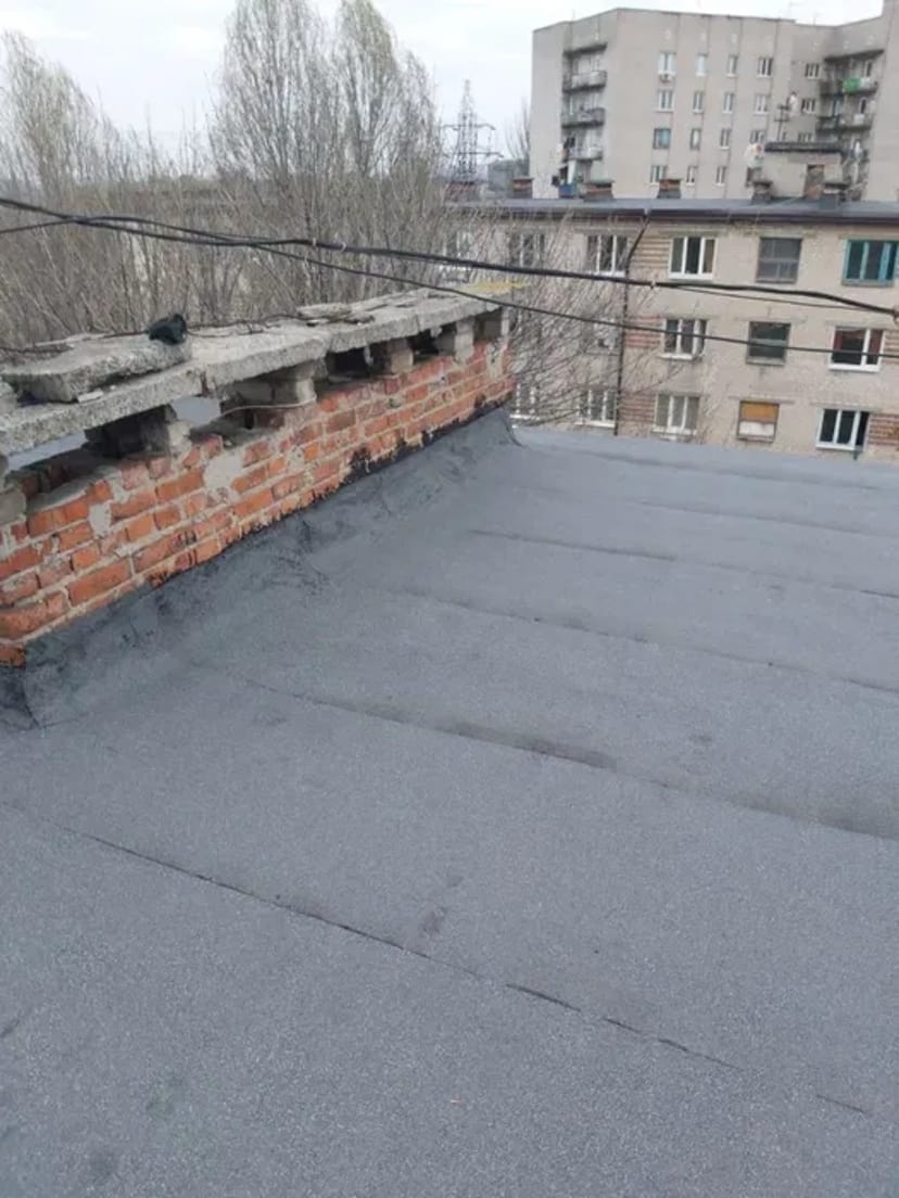 Покрівельні роботи. Євроруберойд. Ремонт м'якої покрівлі