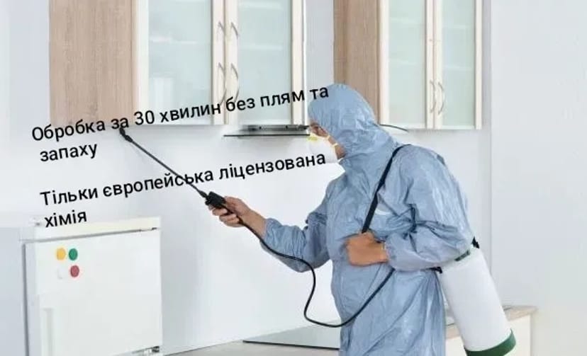 Знищення Мишей Щурів Тарганів Клопів та Блох, в кафе у магазинах