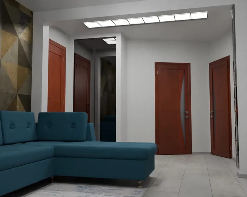 3D візуалізація вітальні