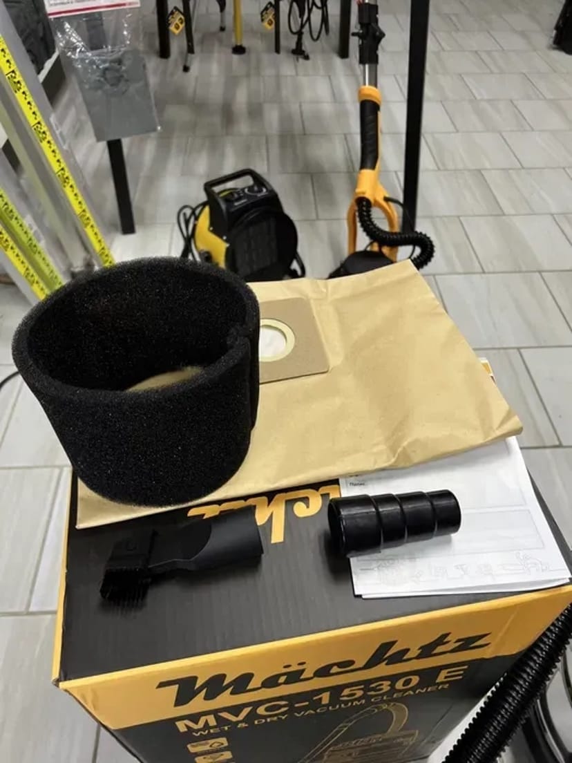 Будівельний пилосос Machtz MVC-1530E Збирання води 1500 Вт