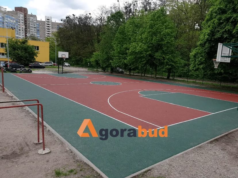 Будівництво баскетбольної площадки під ключ