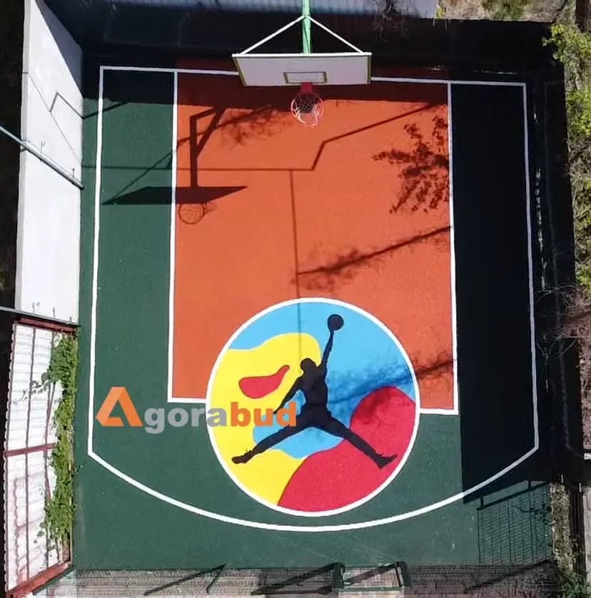 Будівництво баскетбольної площадки під ключ