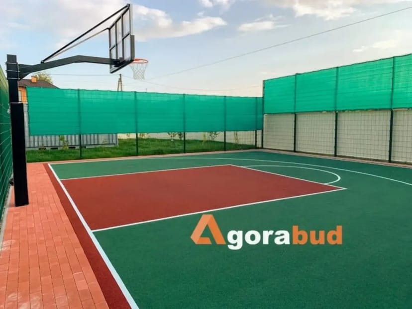 Будівництво баскетбольної площадки під ключ