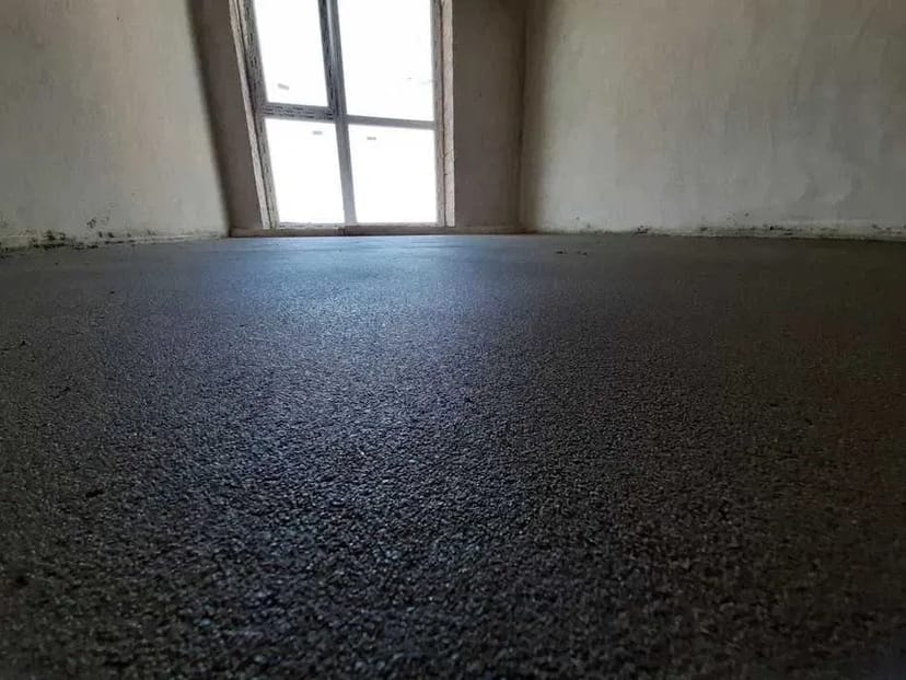 Стяжка підлоги машинним способом, ручна, напівсуха механічна напівсуха