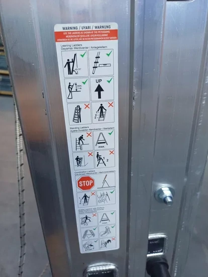 Драбина 13,6 метра 3×21 професійна