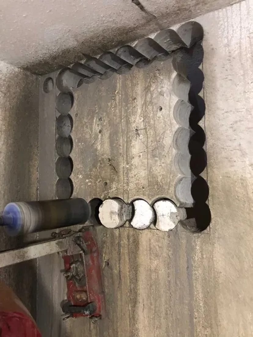 Алмазне Свердління буріння отворів, різка бетону. Демонтаж