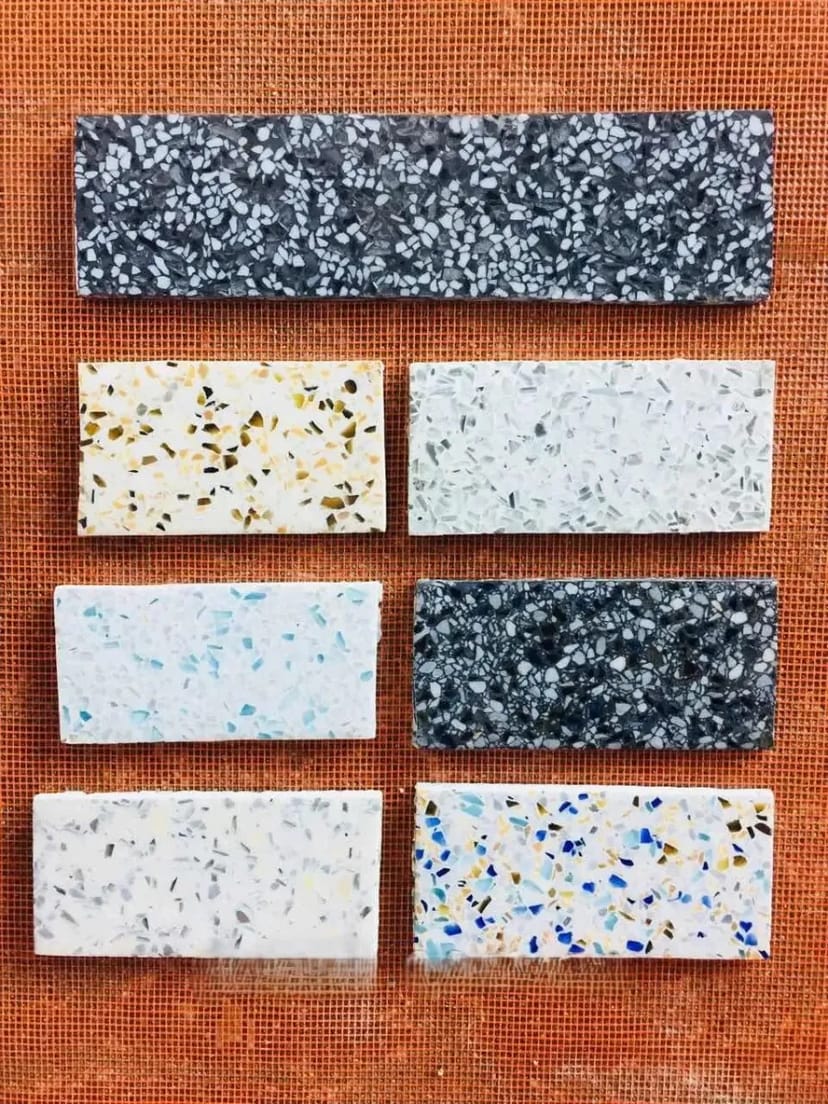 Заливка полімерних наливних підлог Terrazzo | Декоративні мозаїчні покриття під ключ