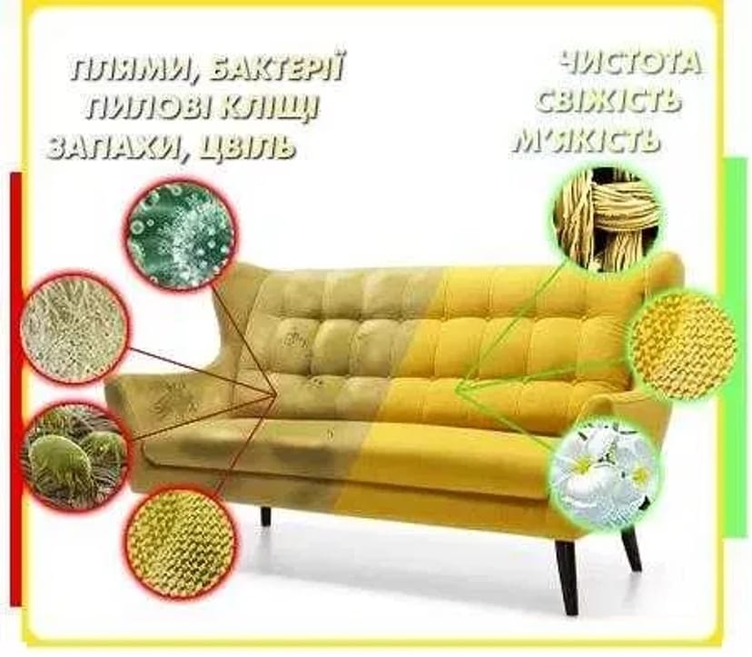 Хімчистка м'яких меблів Буча