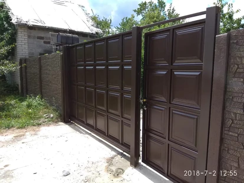 Ворота відкатні, розпашні. Установка.Виробництво.Обслуговування.