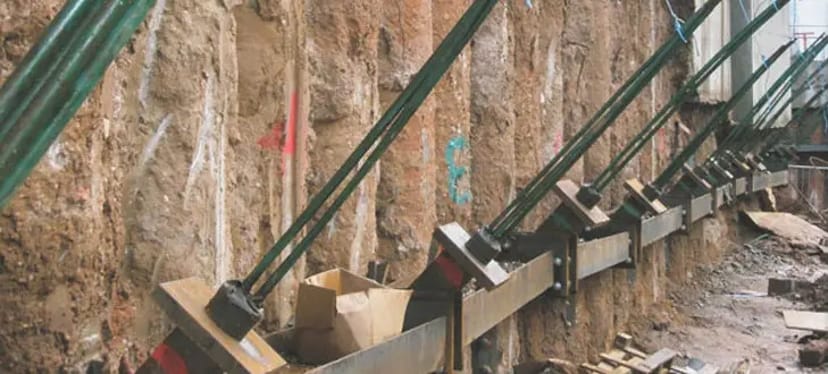 Влаштування анкеров грунтовых