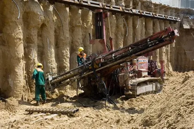 Влаштування анкеров грунтовых