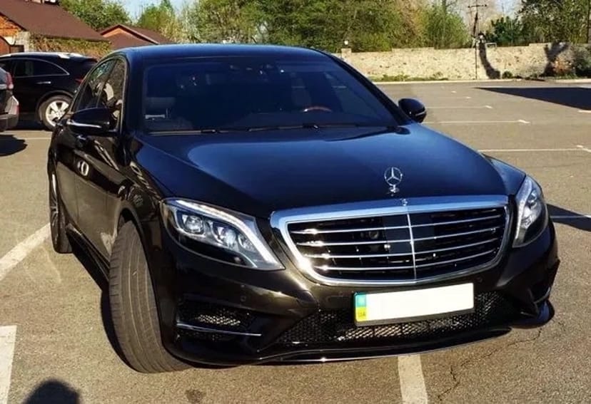 085 Авто на весілля Vip-авто Mercedes W222 S500L AMG чорний