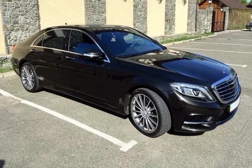 085 Авто на весілля Vip-авто Mercedes W222 S500L AMG чорний