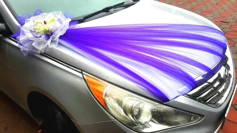 Прикраси для авто на весілля