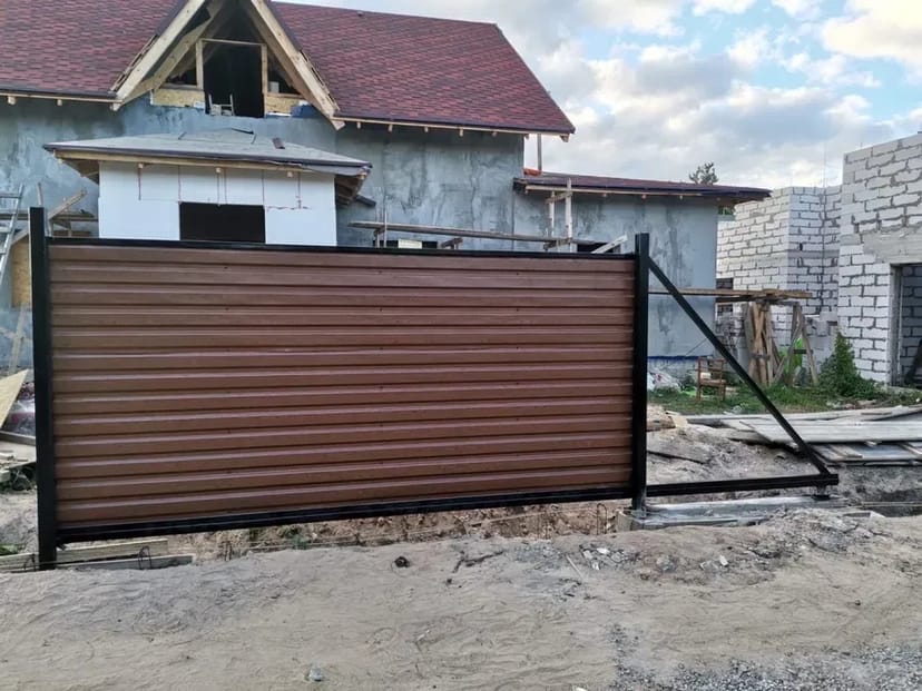 Виготовлення ВОРОТА відкатні та розпашні з автоматикою