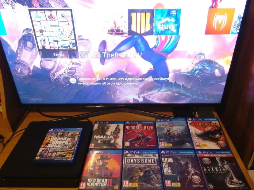 Игровые приставки "SonyPS1234VitaXbox360One"+VR+GTA5MKXUFCFifa25