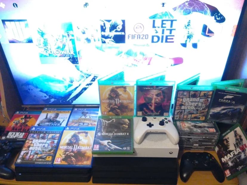 Игровые приставки "SonyPS1234VitaXbox360One"+VR+GTA5MKXUFCFifa25