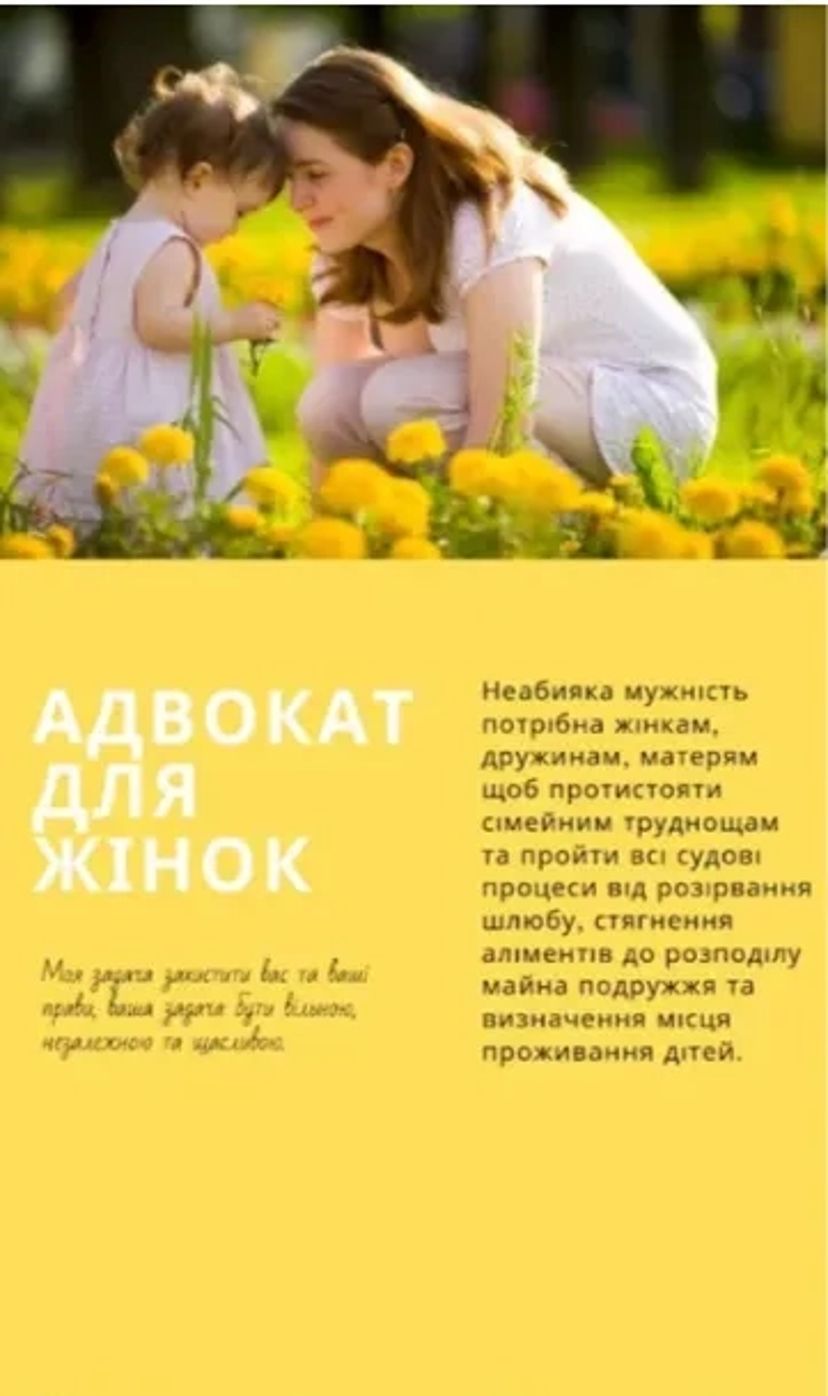 Адвокат Волошина Олена Цивільні і Кримінальні справи м.Новомосковськ