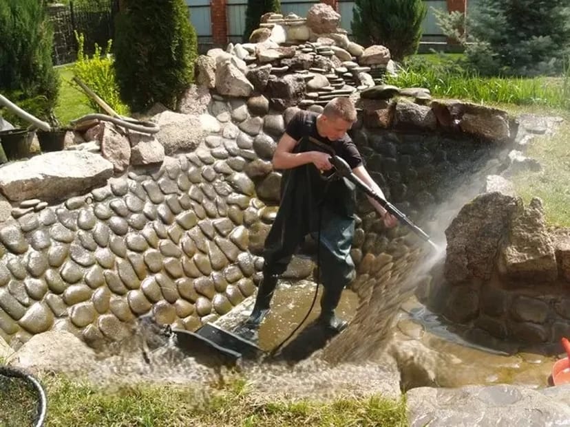 Чистка ставка Очищення водойми