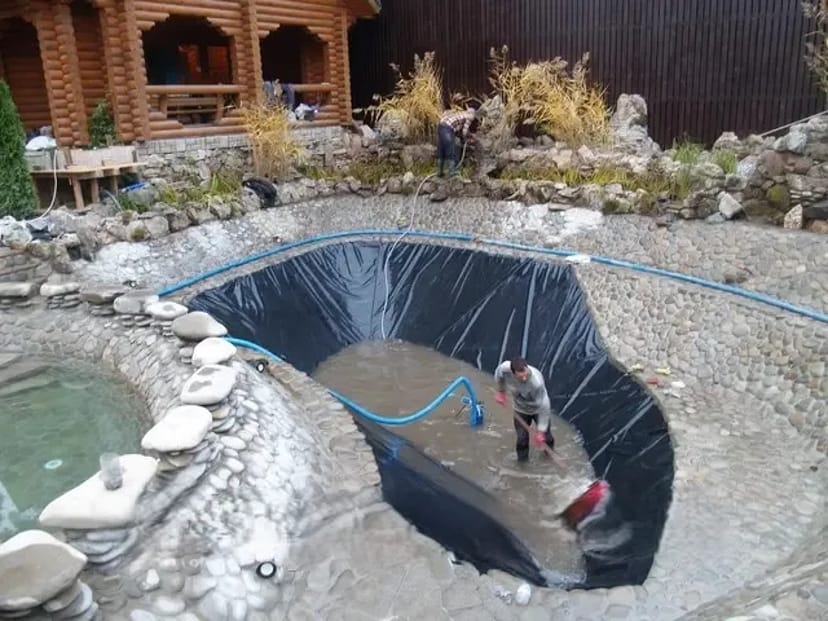 Чистка ставка Очищення водойми