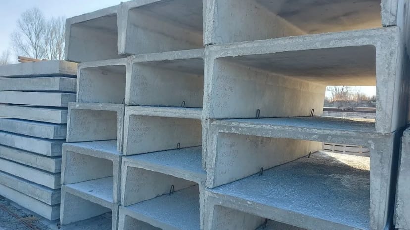 Залізобетонні лотки теплотрас з доставкою по Україні