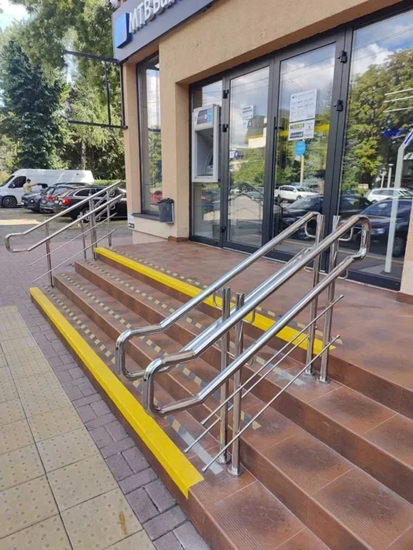 Перила поручні під замовлення. Нержавійка