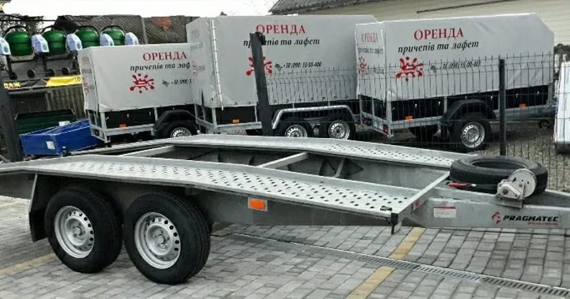 Оренда лафети та причепа