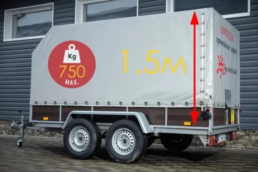 Оренда лафети та причепа