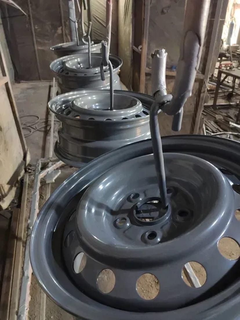 Піскоструй та порошкове фарбування дисків, супортів, велосипедних рам 650 грн.