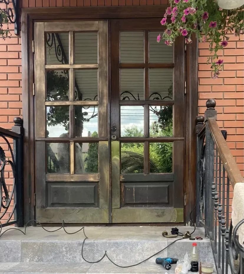 Реставрація ремонт меблів ДВЕРЕЙ фасадів кухні СХОДИ ПАРКЕТУ