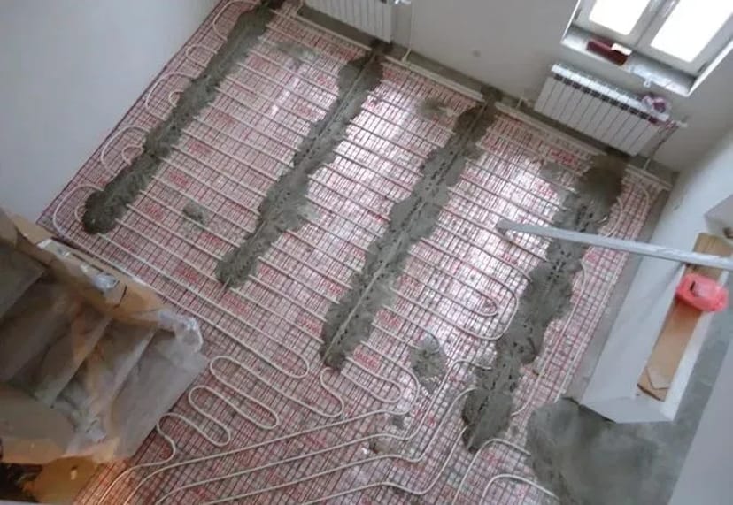 Стяжка підлоги, вирівнювання поверхні. Тепла підлога. Ремонт квартир
