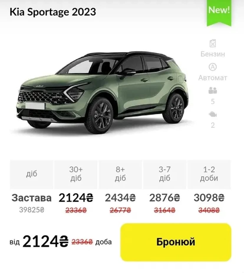 Авто Kia Sportage 2024