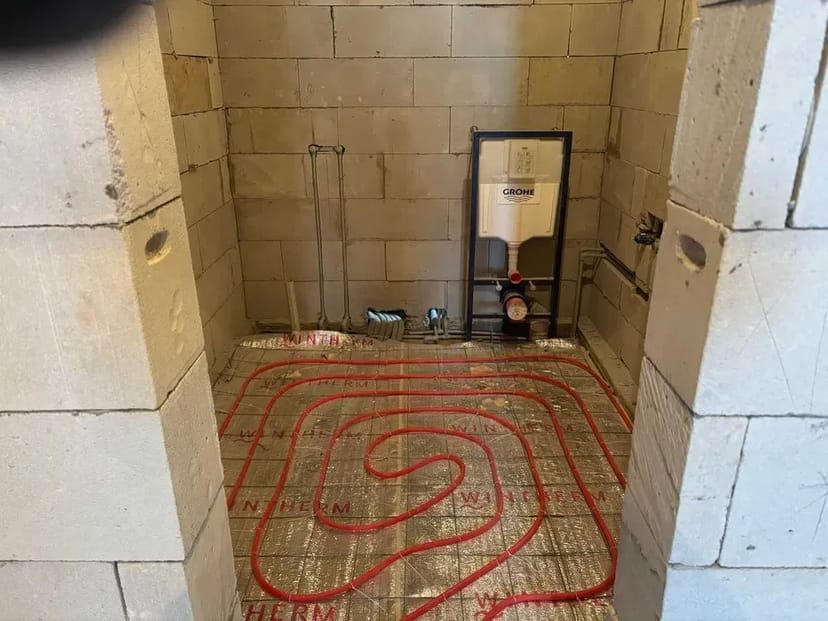 БЕЗ ПЕРЕДОПЛАТ! Монтаж теплого пола + подключение котла