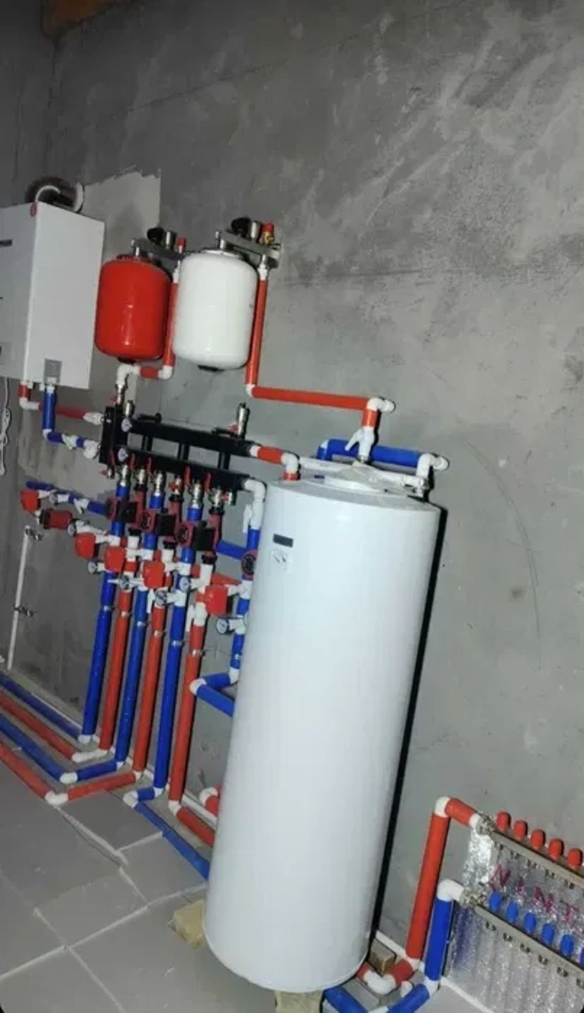 БЕЗ ПЕРЕДОПЛАТ! Монтаж теплого пола + подключение котла