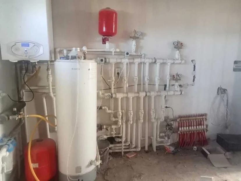 БЕЗ ПЕРЕДОПЛАТ! Монтаж теплого пола + подключение котла