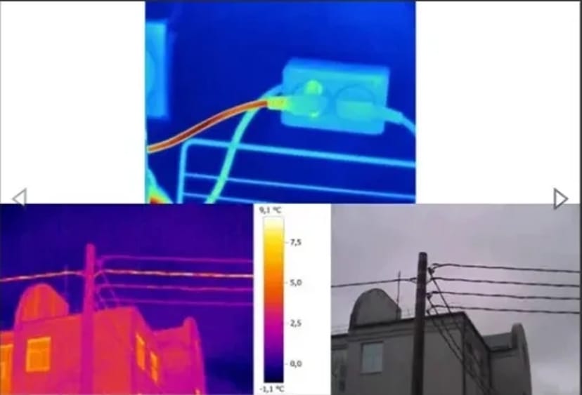 Тепловізор енергоаудит вікна, покрівля, тепло.
