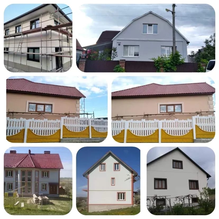 Якісні фасадні роботи та професійне утеплення будинків